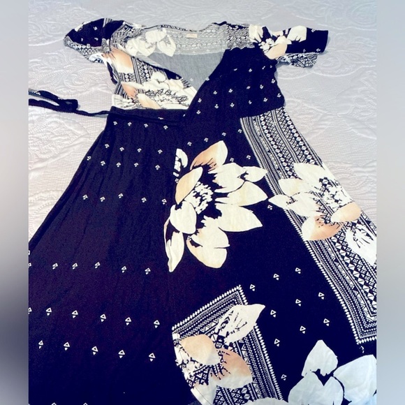 Y2K Vintage 90s, O'Neill Asymmetrical Black and Silver Sequin Sundress - Picture 12 of 15